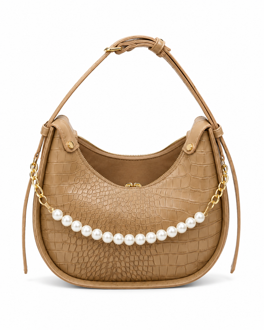 Luna Croc Beige