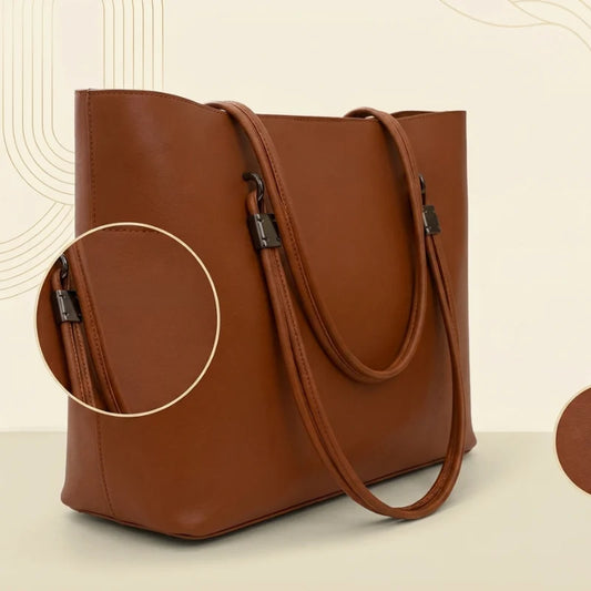 Aurelia Vegan Leather Tote Bag for Women | Luxury Shoulder Handbag