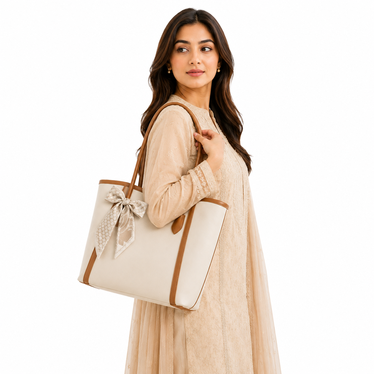 Camille Scarf Beige