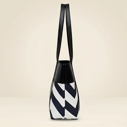 Chevron Pattern Tote Bag for Women | Premium Shoulder Handbag