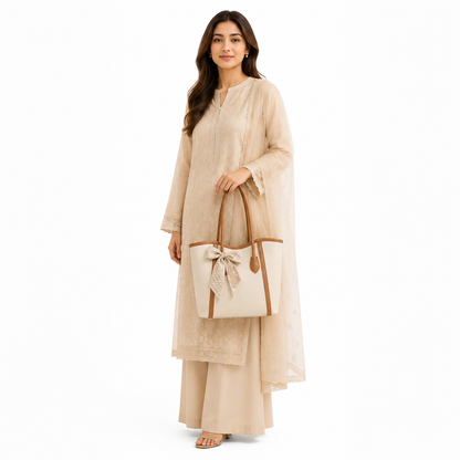 Camille Scarf Beige