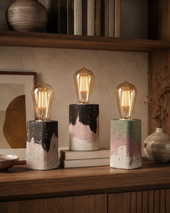 Noir Column Lamp