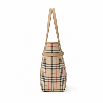 Elina Plaid Tote Bag