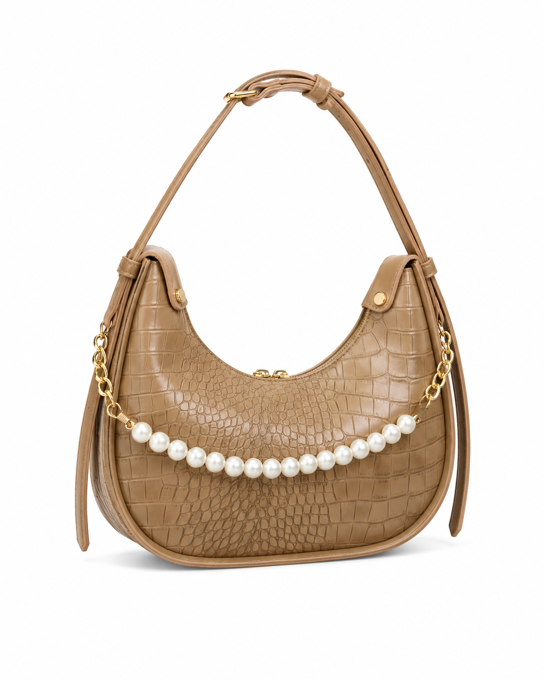 Luna Croc Beige