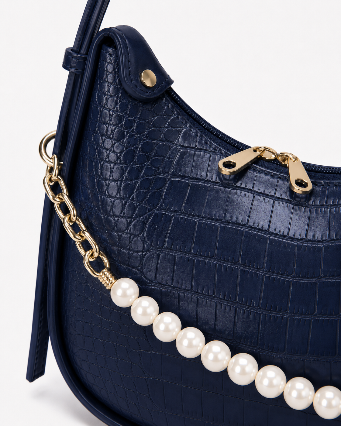 Luna Croc Blue