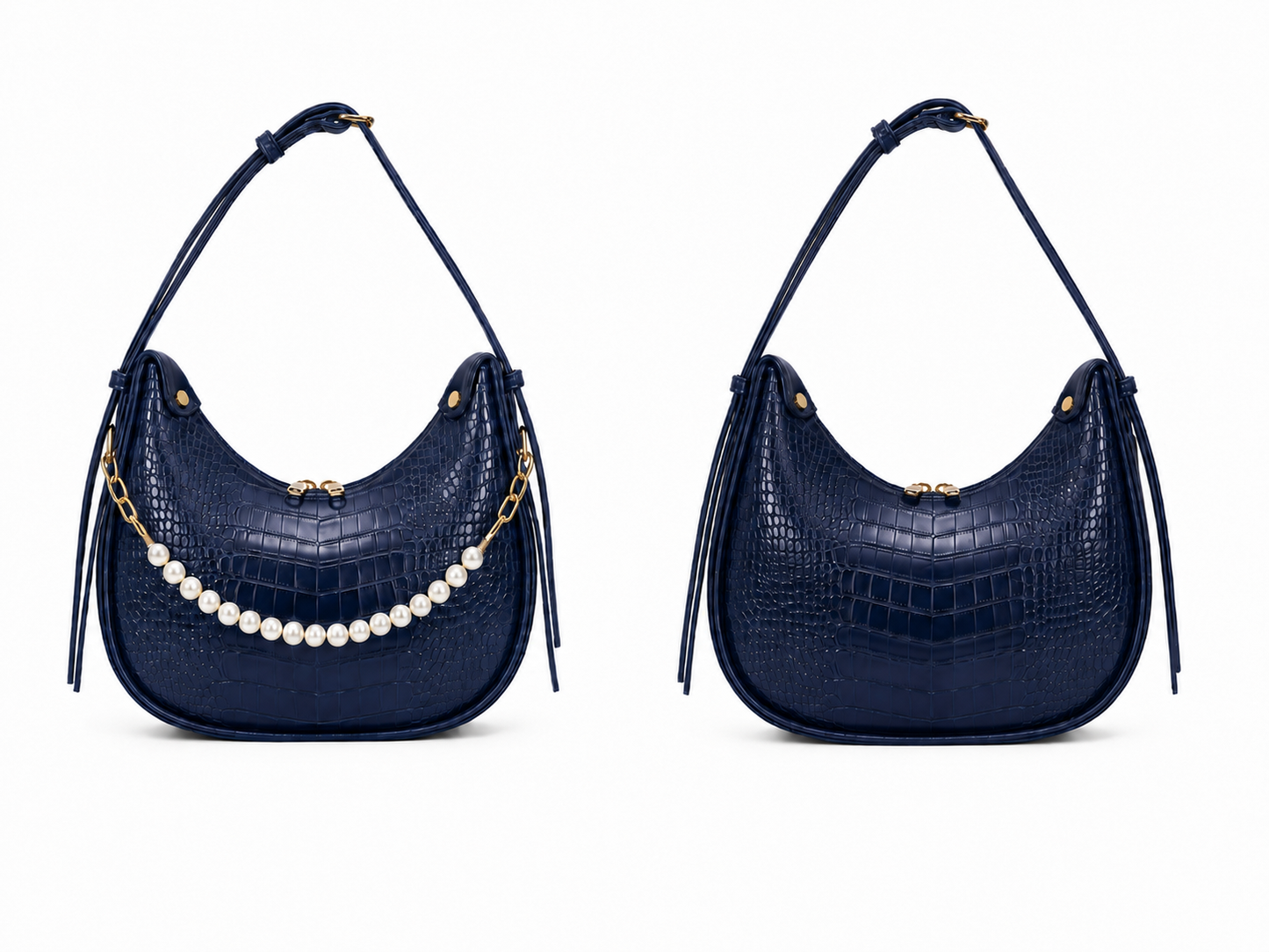 Luna Croc Blue