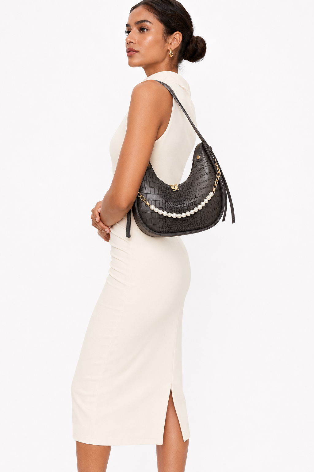 Luna Croc Grey