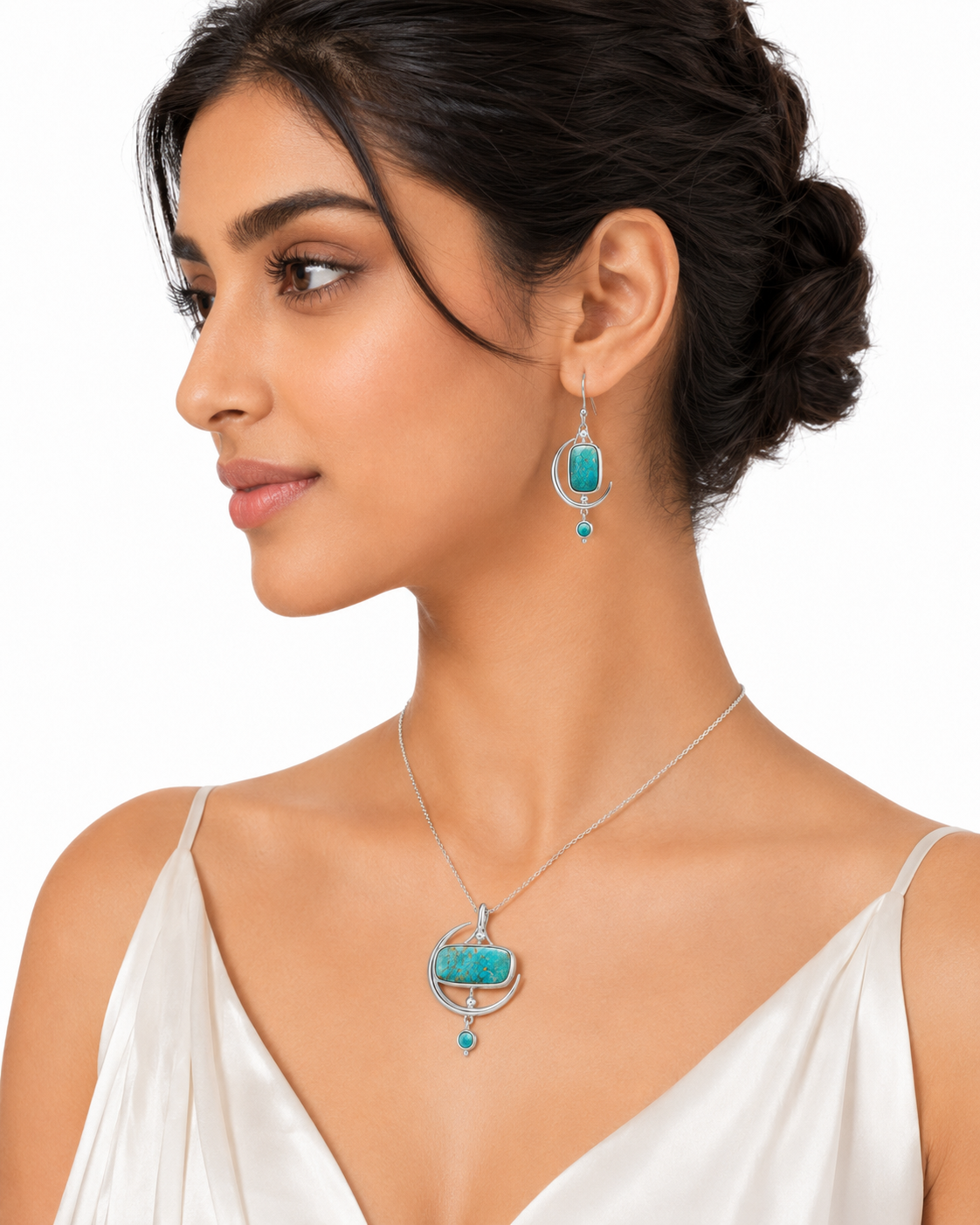 Lunévia Turquoise Crescent Set