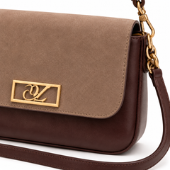 Celina Gold Crossbody Gold Chain Bag