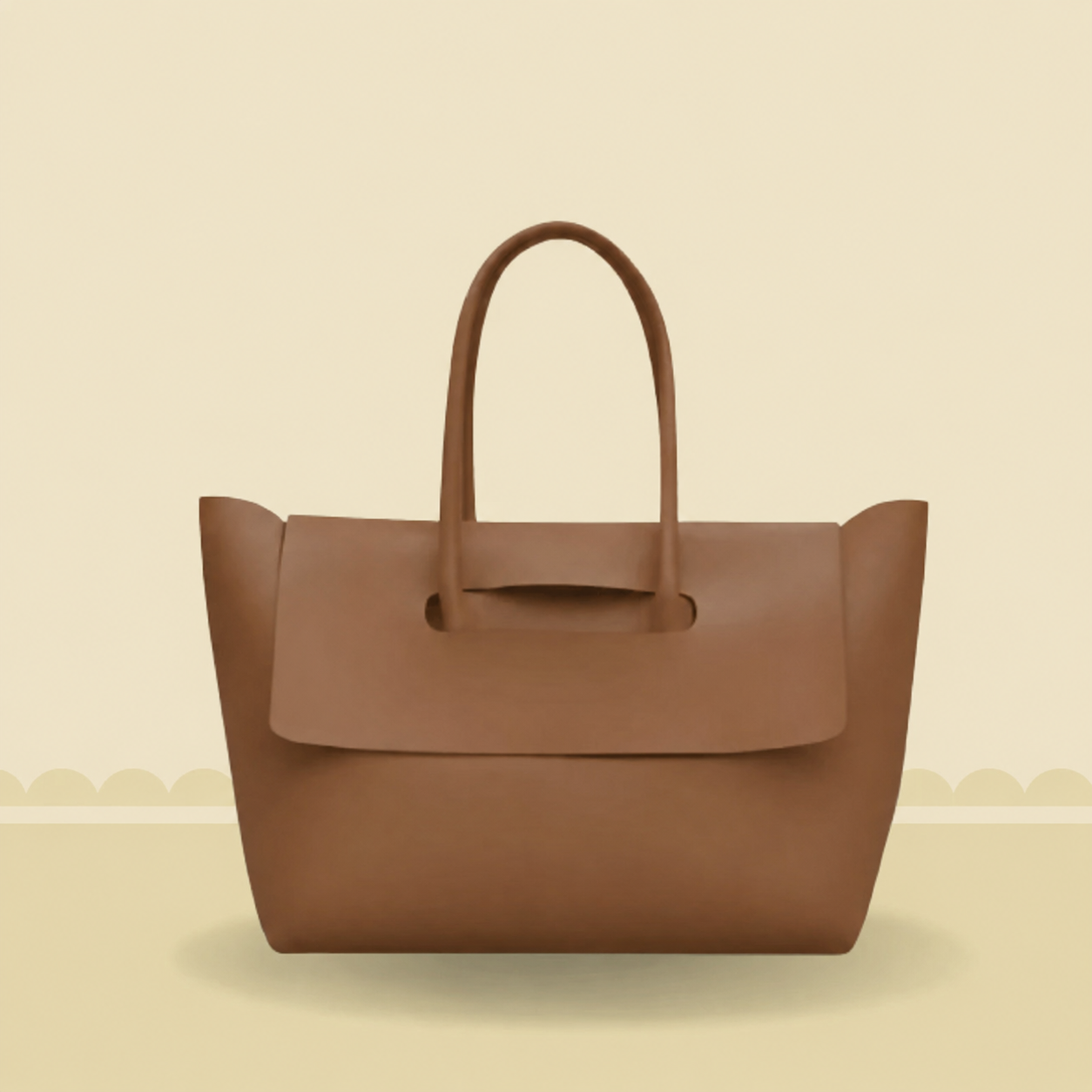 Sienna Elite Shoulder Bag | Premium Tan Vegan Ladies Handbag