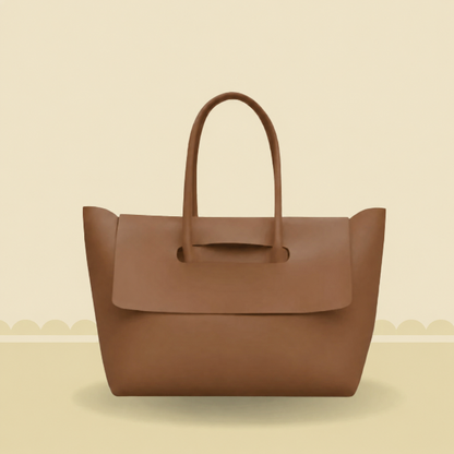 Sienna Elite Shoulder Bag | Premium Tan Vegan Ladies Handbag