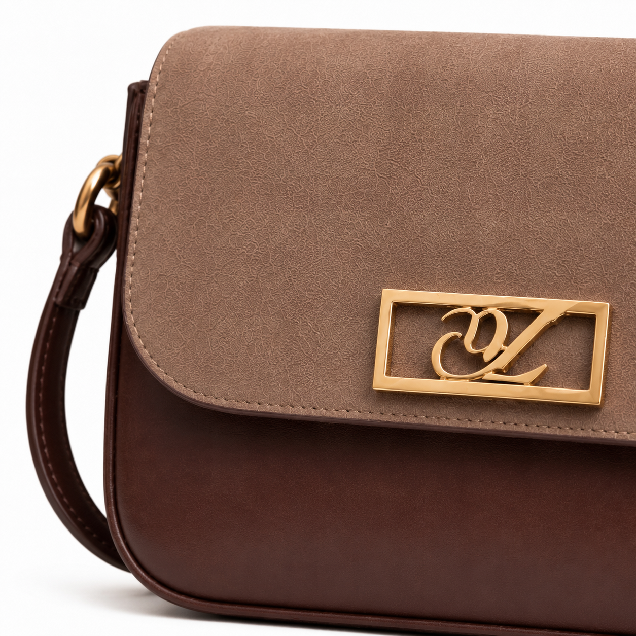 Celina Gold Crossbody Gold Chain Bag