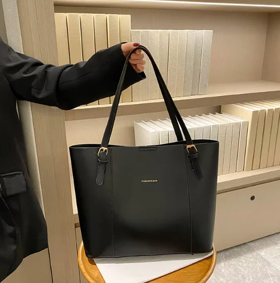 Elyra Duo Shoulder Bag | Elegant Two-Tone Women’s Tote & Handbag