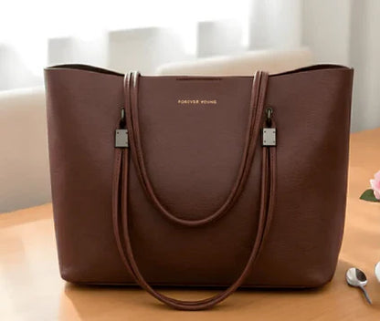Aurelia Vegan Leather Tote Bag for Women | Luxury Shoulder Handbag