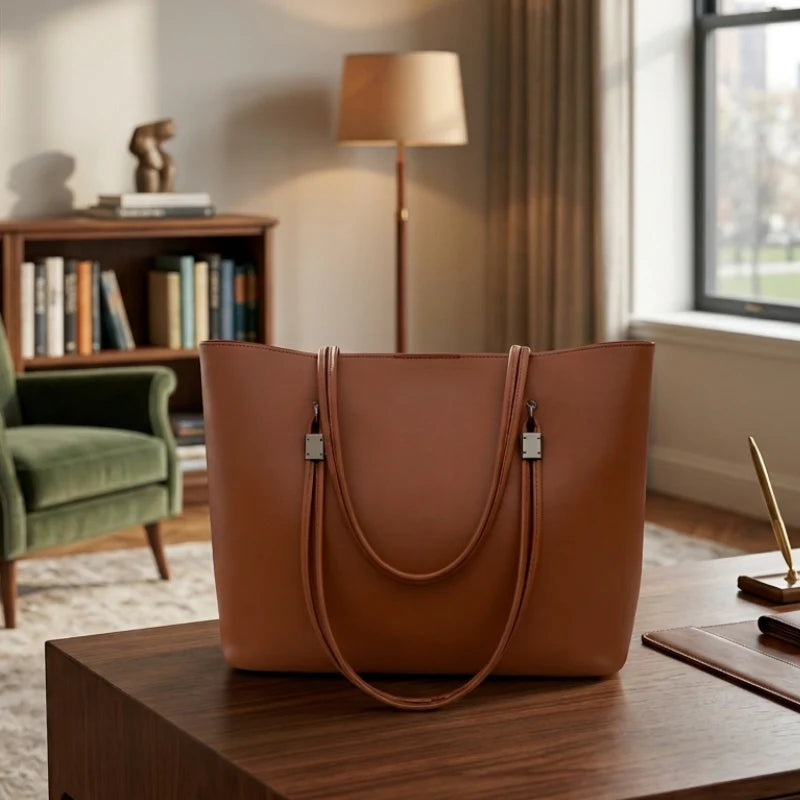 Aurelia Vegan Leather Tote Bag for Women | Luxury Shoulder Handbag