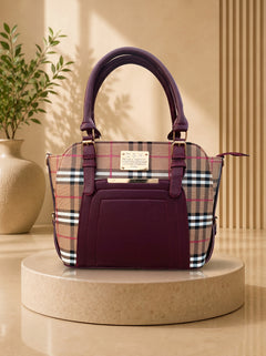 Velora Burgundy Handbag