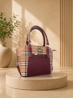 Velora Burgundy Handbag