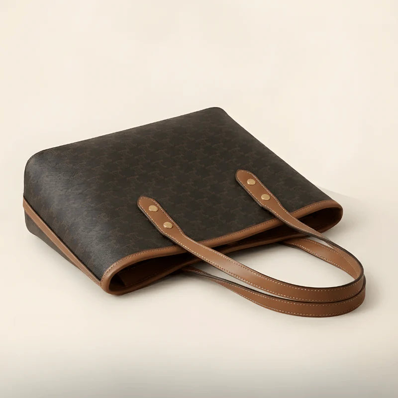 Marielle Monogram Tote Bag | Elegant Women's Retro Shoulder Handbag