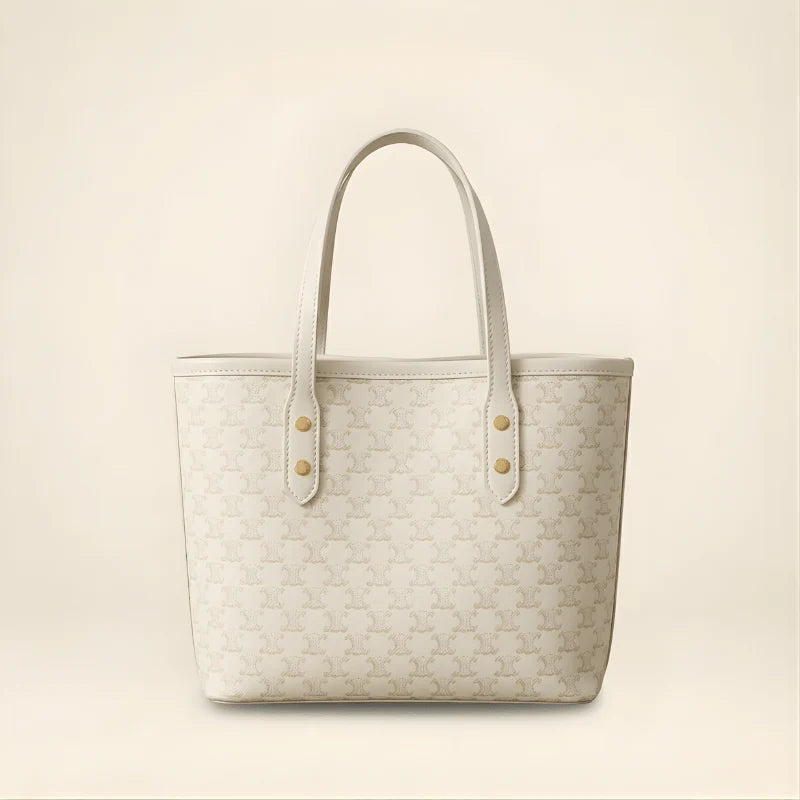 Marielle Monogram Tote Bag | Elegant Women's Retro Shoulder Handbag