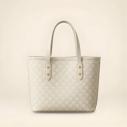 Marielle Monogram Tote Bag | Elegant Women's Retro Shoulder Handbag