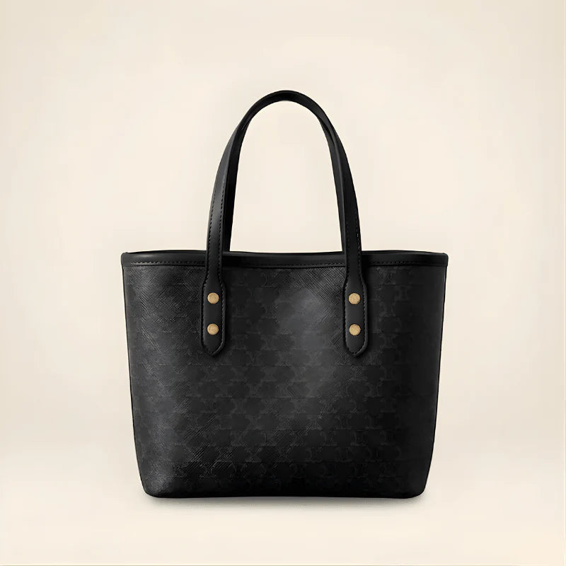 Marielle Monogram Tote Bag | Elegant Women's Retro Shoulder Handbag