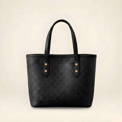 Marielle Monogram Tote Bag | Elegant Women's Retro Shoulder Handbag