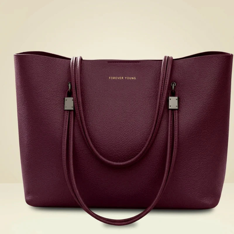 Aurelia Vegan Leather Tote Bag for Women | Luxury Shoulder Handbag