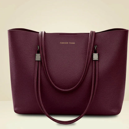 Aurelia Vegan Leather Tote Bag for Women | Luxury Shoulder Handbag