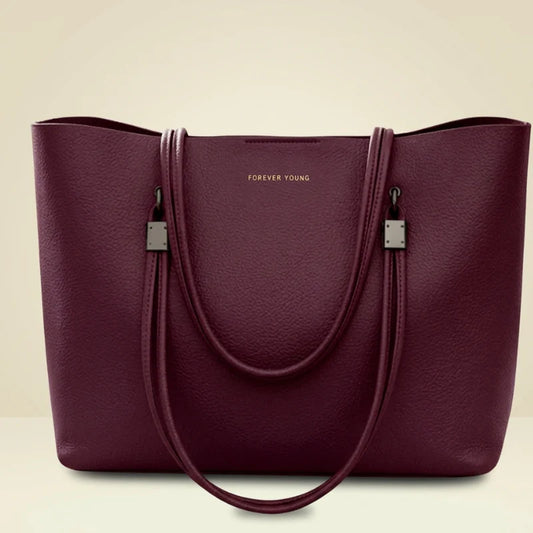 Aurelia Vegan Leather Tote Bag for Women | Luxury Shoulder Handbag