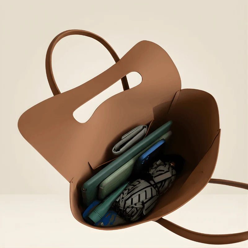 Sienna Elite Shoulder Bag | Premium Tan Vegan Ladies Handbag