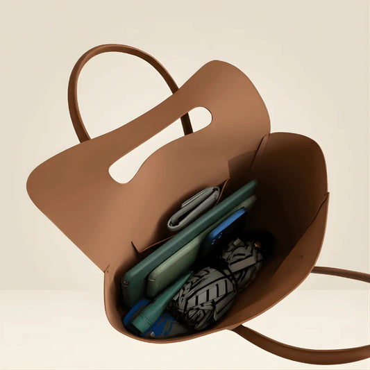 Sienna Elite Shoulder Bag | Premium Tan Vegan Ladies Handbag