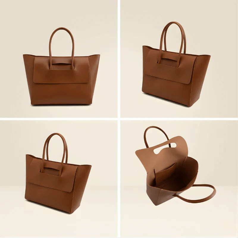 Sienna Elite Shoulder Bag | Premium Tan Vegan Ladies Handbag