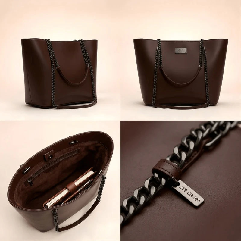 Valleria Chain Tote Bag | Premium Women’s Shoulder Handbag
