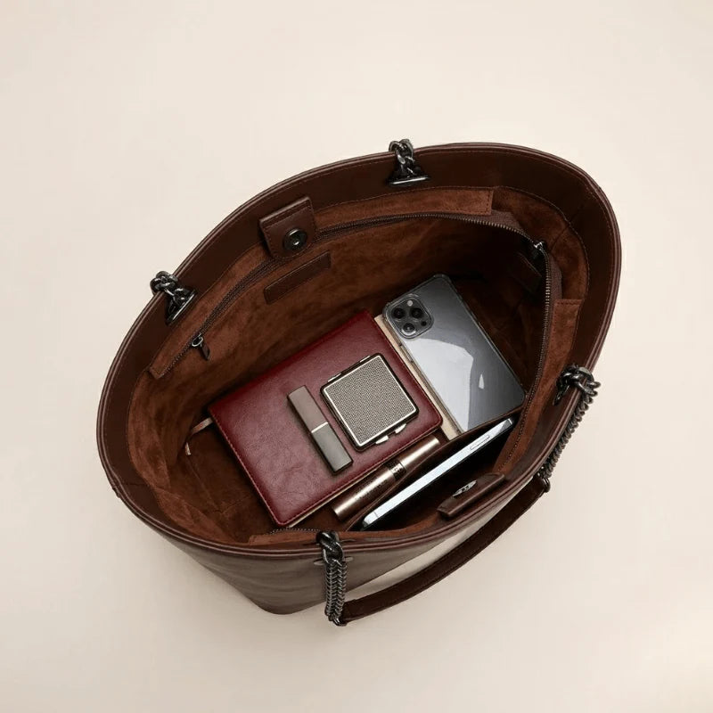 Valleria Chain Tote Bag | Premium Women’s Shoulder Handbag