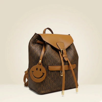 Multi Textured Circular Monogram Tote Bag | Premium Ladies Shoulder Bag