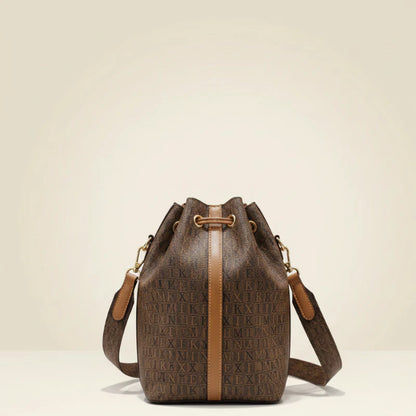 Multi Textured Circular Monogram Tote Bag | Premium Ladies Shoulder Bag