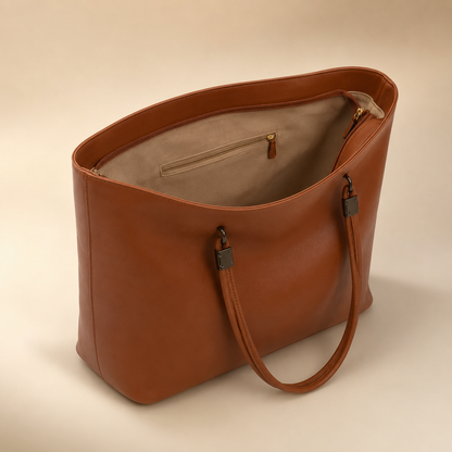 Aurelia Vegan Leather Tote Bag