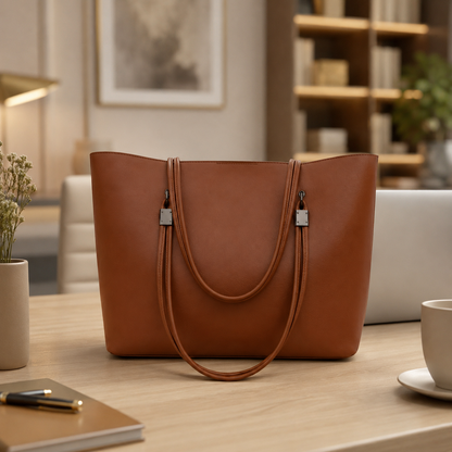 Aurelia Vegan Leather Tote Bag