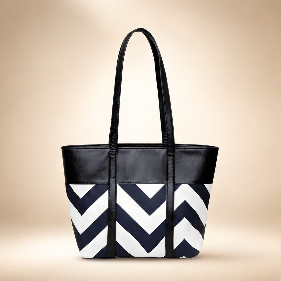 Chevron Pattern Tote Bag for Women