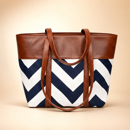 Chevron Pattern Tote Bag for Women