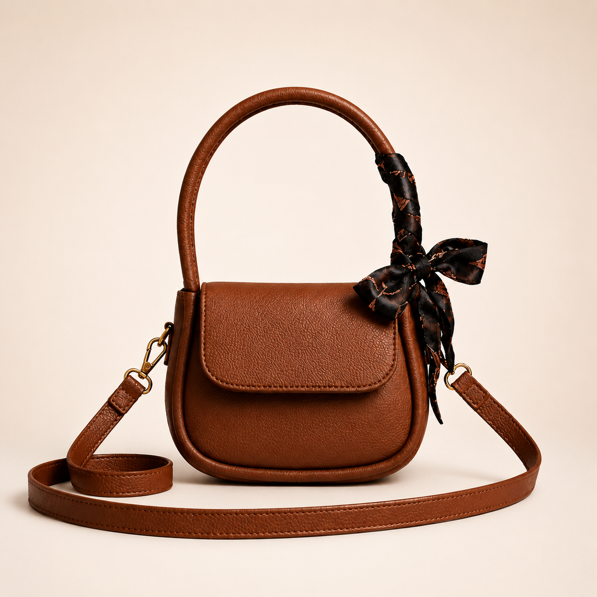 Crossbody Bag with Scarf