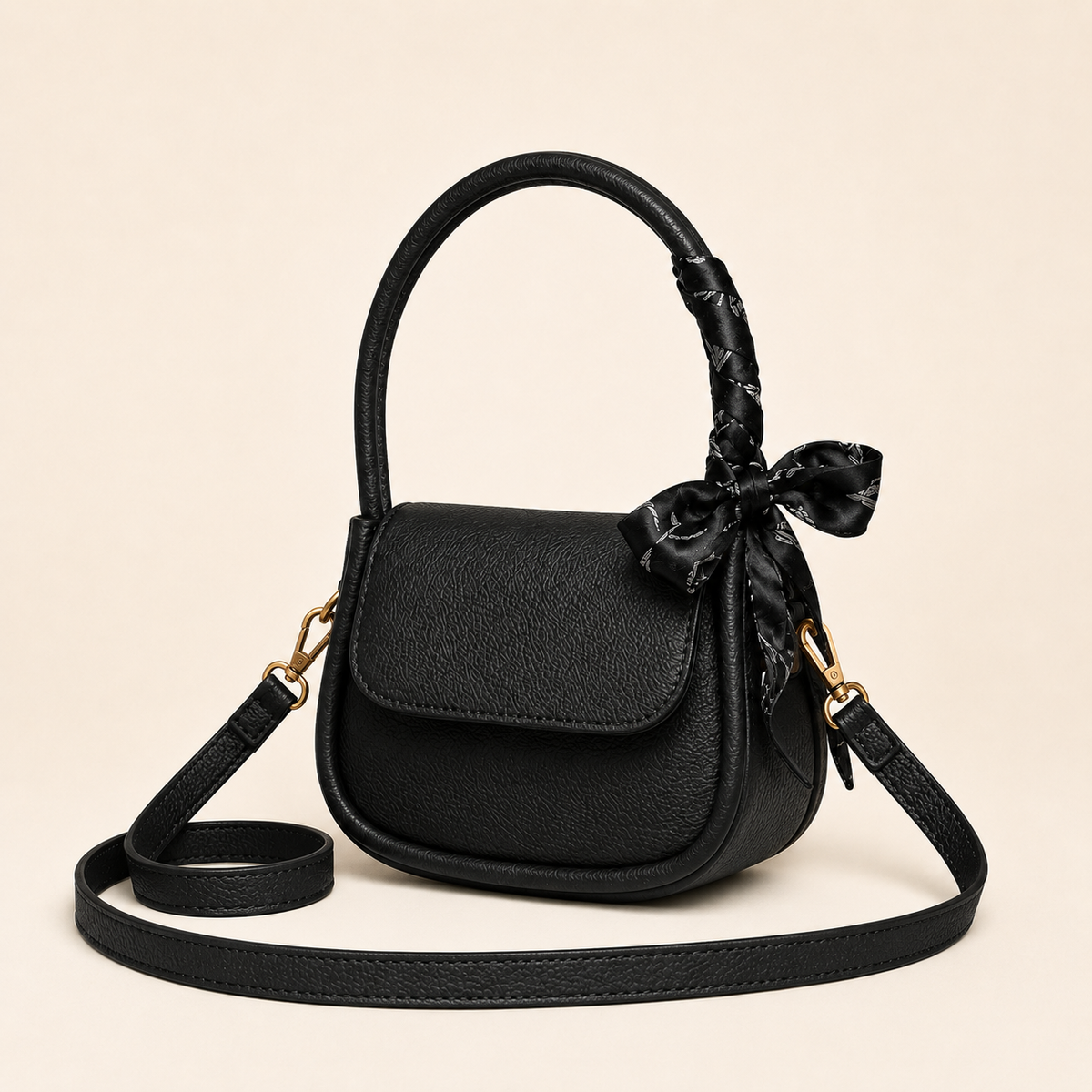 Crossbody Bag with Scarf