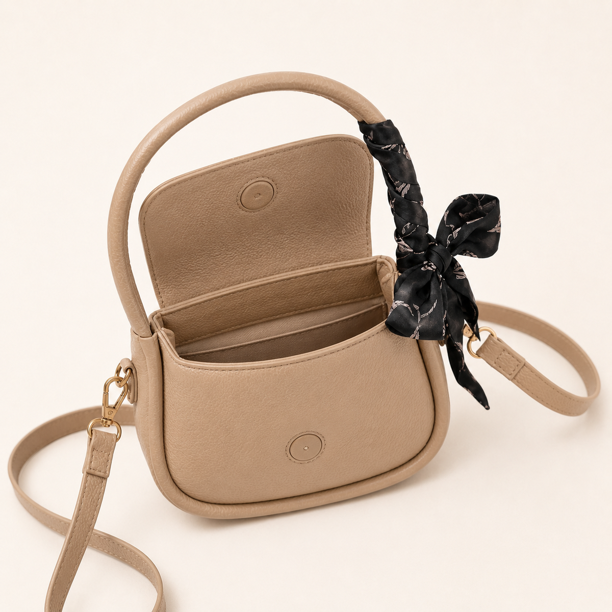 Crossbody Bag with Scarf