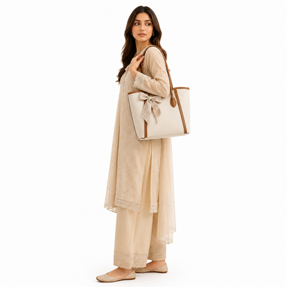 Camille Scarf Beige
