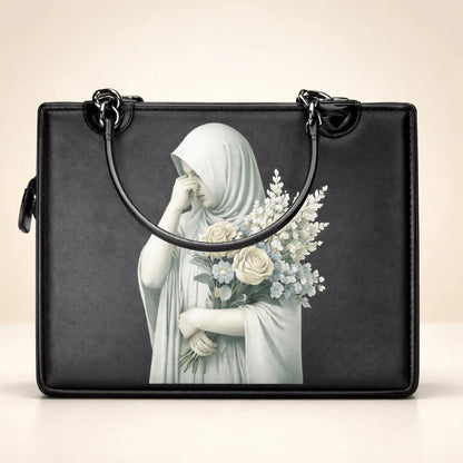 Nooré Bloom Canvas Tote Bag | Chic Floral Hijabi Printed Bag
