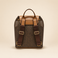 Multi Textured Circular Monogram Tote Bag