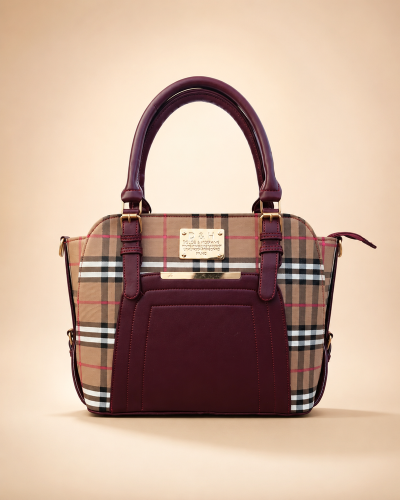 Velora Burgundy Handbag