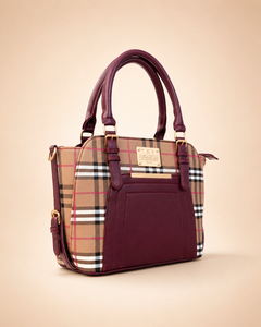 Velora Burgundy Handbag