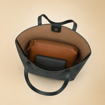 Vintage 3-Piece Tote Bag Set for Women